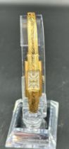 A Ladies 18ct gold Sivos 17 jewels ladies watch, total approximate weight 12g