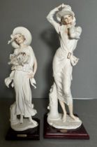 Two signed Guiseppe Armani Capodimonte "Florence" figures