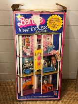 An original Barbie town house, boxed 1970's