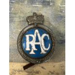 A vintage RAC badge