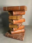 A side table in the form of a stack of books (H50cm Sq32cm)