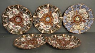 A selection of Alhambrian Majolica plates