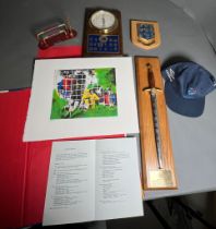 Official Euro 96 and UEFA football memorabilia, formerly the property of a FA and UEFA delegate