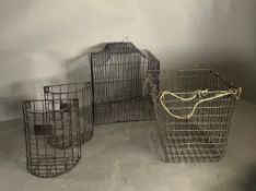 Four wire baskets