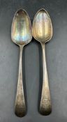 Two Georgian spoons, one dated 1794 London by George Smith (II) & Thomas Hayter and the other 1788