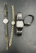 A selection of ladies wristwatches to include Gucci and Rotary