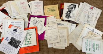 A collection of boxing tournament, boxing dinners and other official programmes