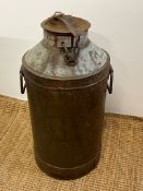 A metal milk churn (H65cm)