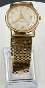 A 9ct gold vintage Avia Incabloc Gents wristwatch, approximate total weight 58g.