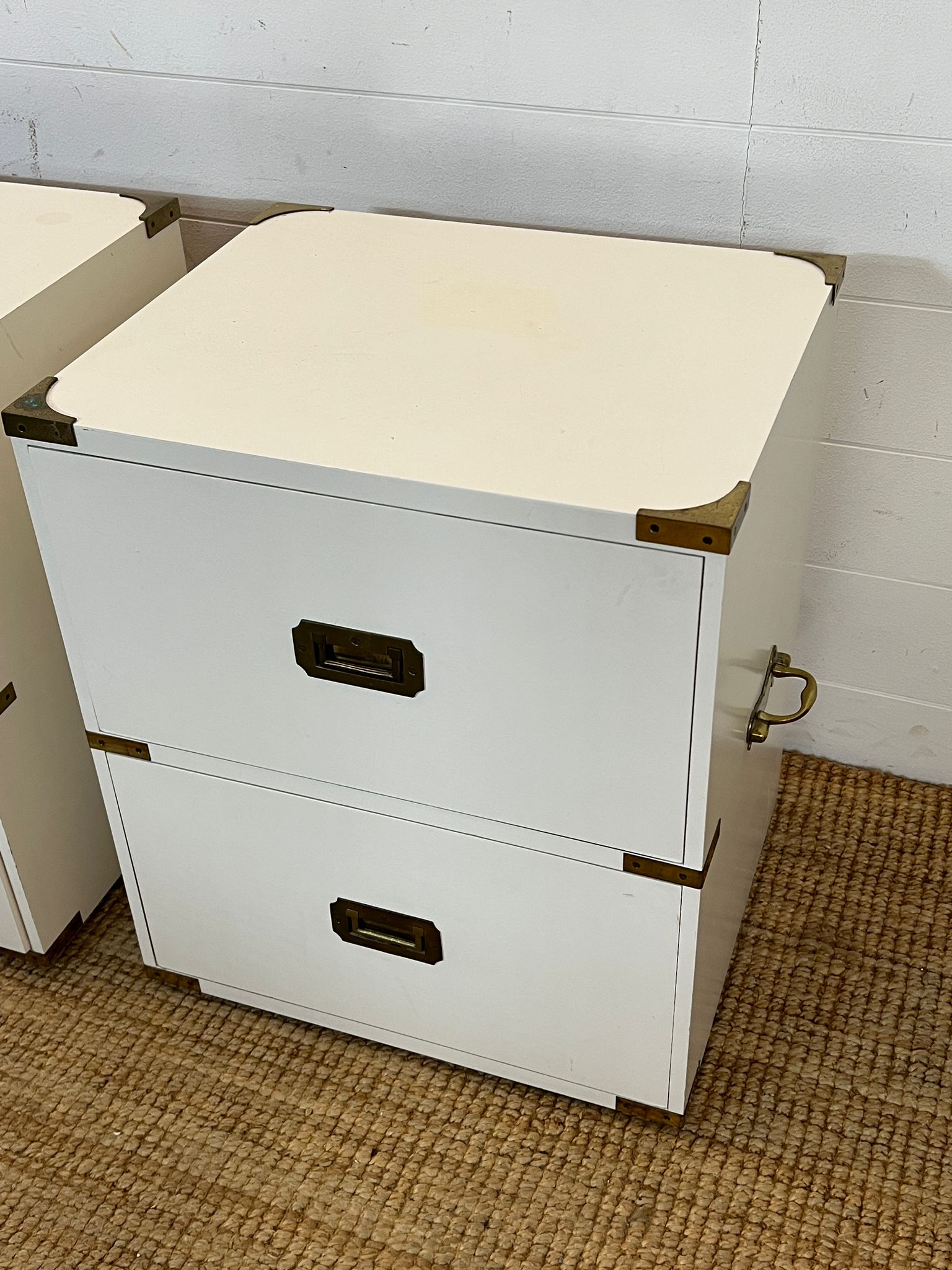 Two campaign style bedsides - Image 2 of 8