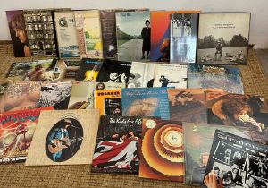 A selection of vinyl Lps to include Elton John, Michael Jackson and George Harrison