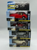 Four classic Diecast cars