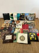 A selection of vinyl Lps to include Barry Manilow, The Stylistics and the Bee Gees