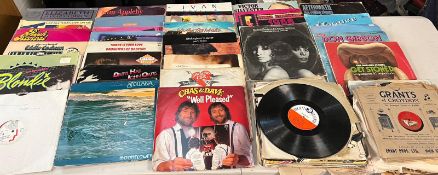 A large collection of LP's of 70's 80's, pop, rock and soul music various conditions