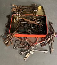 A collection of vintage keys