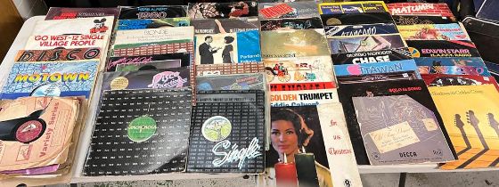 A large collection of LP's of 70's 80's, pop, rock and soul music, various conditions