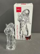 Mikasa Angelic violin figurine, lead crystal