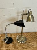 Two desk lamps