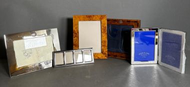 A selection of five photograph frames