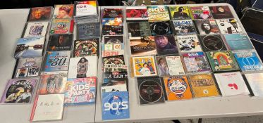 A large collection of CD's of 70's 80's, pop, rock and soul music approx 50 various conditions