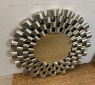 A contemporary circular mirror (Dia120cm)