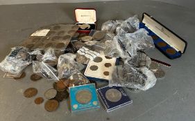 A selection of Great British coins various denominations, years and conditions