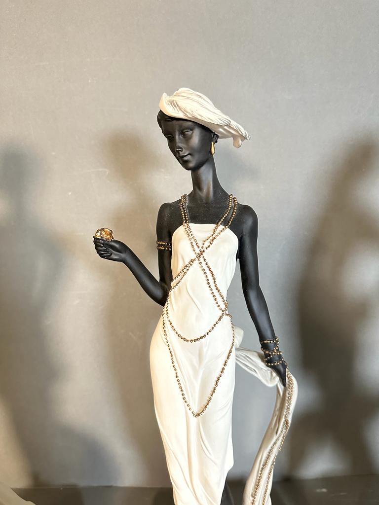 Four Art Deco style figures by DEAR signed Auro Belcari (AF) - Image 2 of 5