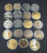 A selection of collectable coins various styles, designs, years and conditions (19)