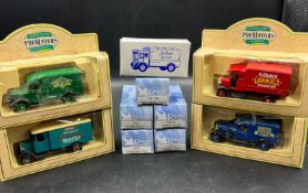 Ten boxed Diecast cars