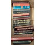 A selection of hard back books, Robert Louis Stevenson and John Le Carre