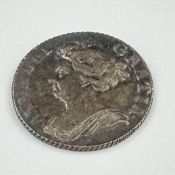 A 1709 Queen Anne Shilling, Third Bust