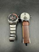 Two Gents wristwatches: A Patterson Automatic Legnaro Collection 3886 and a Citizen Eco Drive