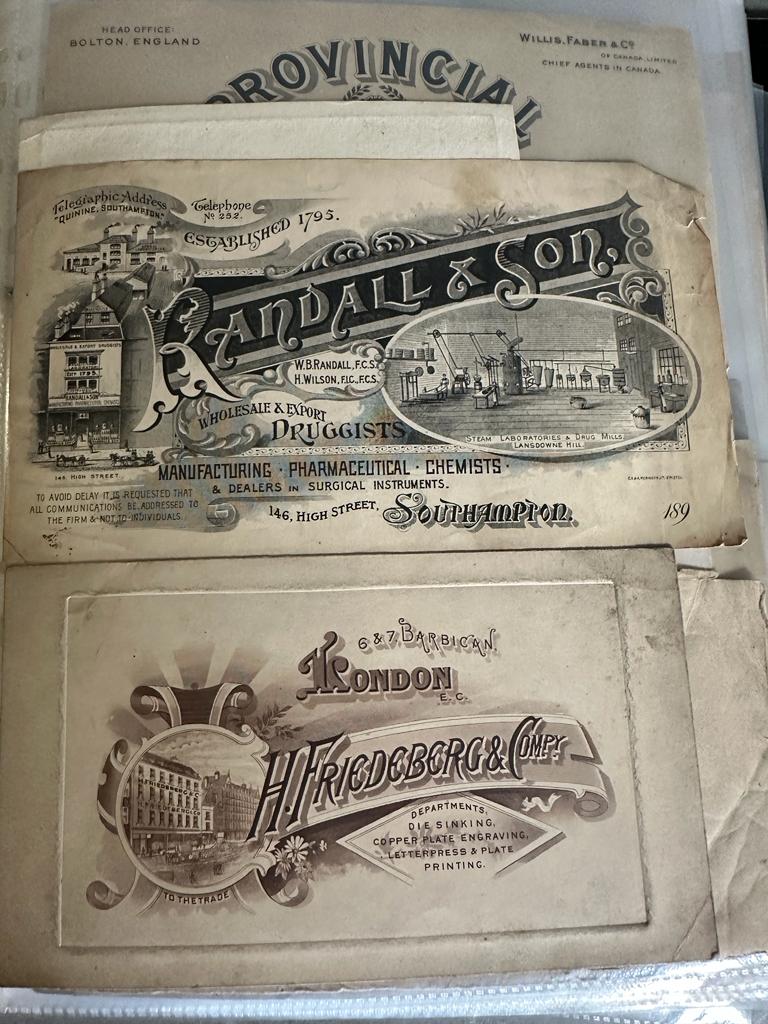 A Folder containing a fascinating social history including advertising business cards, from 1890- - Image 3 of 6