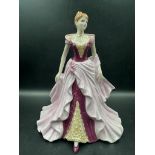 Coalport porcelain figure 'Ladies of Fashion Fay' No 275 in original box.