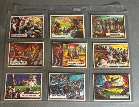 A selection of vintage “Civil War” collectors cards