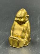 A brass vesta in the form of Billiken (German USP c.1908 DRGM