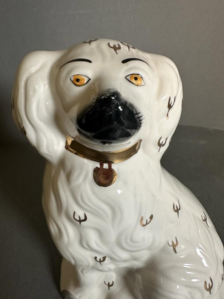 Pair of Staffordshire china dogs - Image 5 of 5