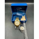A boxed Rotary gentleman’s wrist watch untested and a swatch watch AF