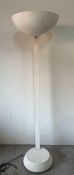A Thorn Elm white uplighter floor lamp (Height 180cm)