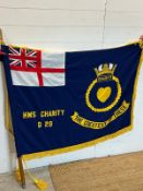 A naval flag from H.M.S charity "The Greatest of These"