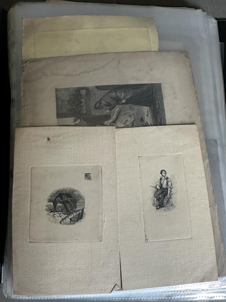 A Folder containing a fascinating social history including advertising business cards, from 1890- - Image 6 of 6