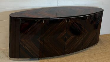 Giorgio Collection oval Luna Buffett (H86cm W206cm D51cm)