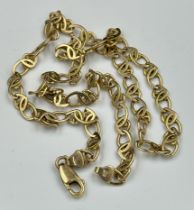 A 9ct yellow gold necklace, approximate weight 16.4g