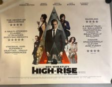 A poster for the film version of J.G Ballard's "High Rise" 76cm x 102cm