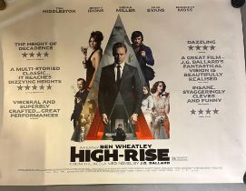 A poster for the film version of J.G Ballard's "High Rise" 76cm x 102cm