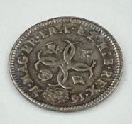 A 1671 Charles II Fourpence, Four C's