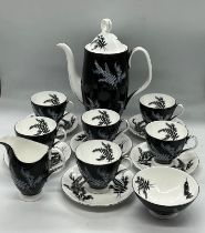 A Royal Albert "Night and Day" coffee set