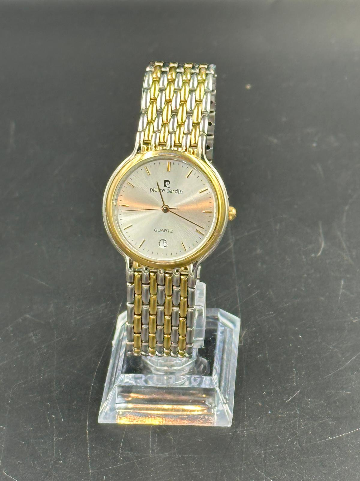 A Pierre Cardin Quartz wristwatch, engraved to back - Image 3 of 3