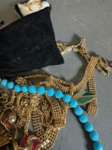 A selection of quality costume jewellery to include silver items etc.