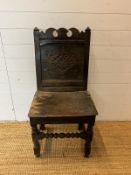 An oak chair AF